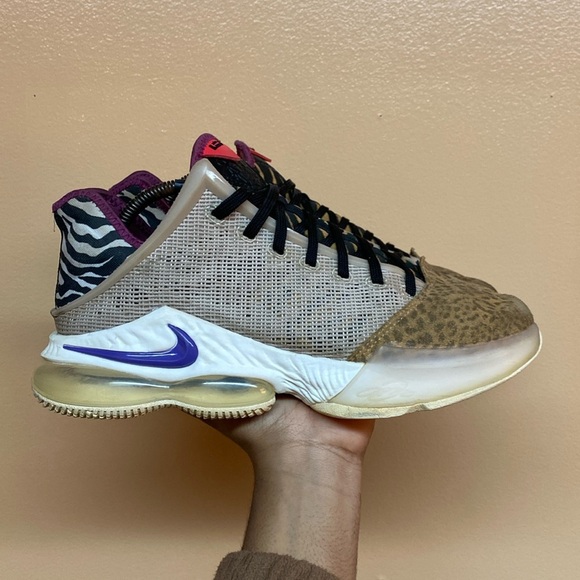 Nike React Lebron 19 Low “Safari Animal Print” - Picture 1 of 16